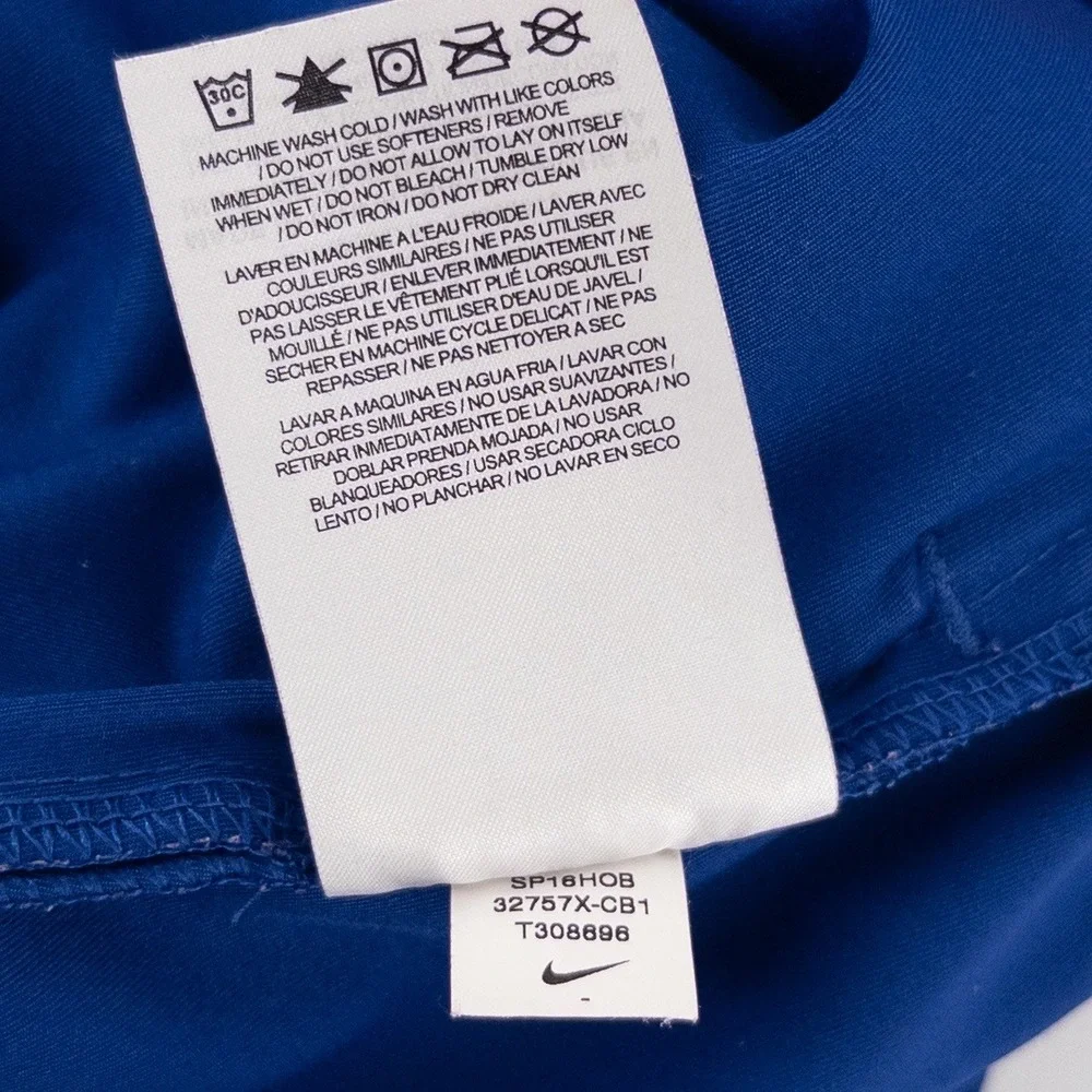 Chicago Cubs Nike Mens M Windbreaker Blue Red MLB Pullover Training Jacket Shirt